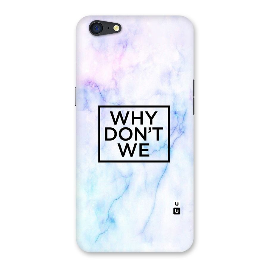 Why Dont We Back Case for Oppo A71