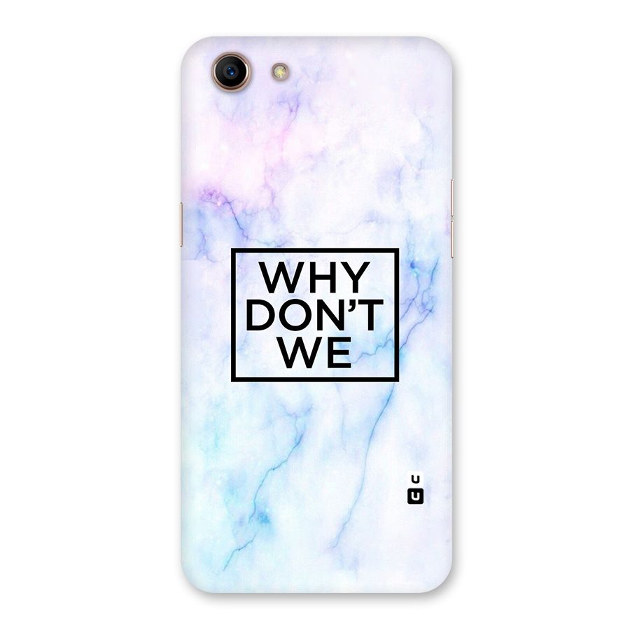 Why Dont We Back Case for Oppo A83 (2018)