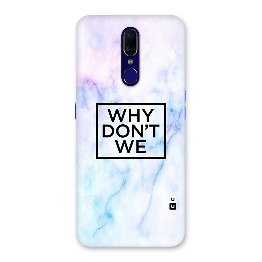 Why Dont We Back Case for Oppo A9