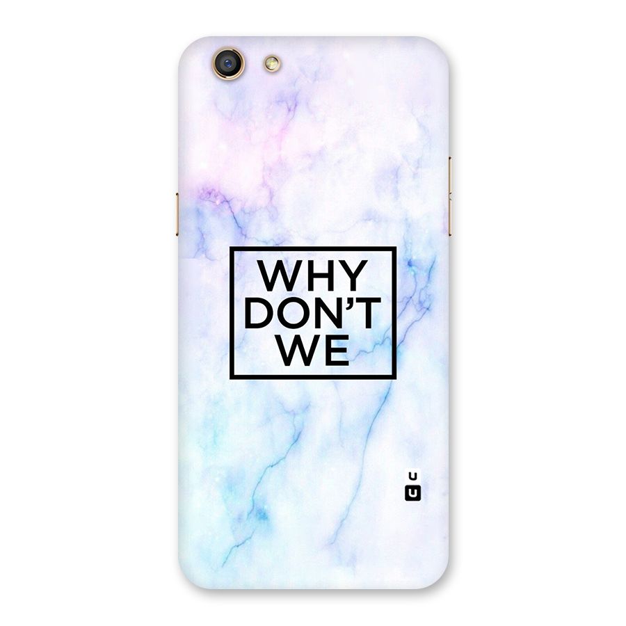 Why Dont We Back Case for Oppo F3