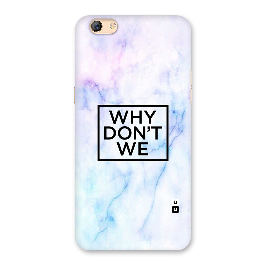 Why Dont We Back Case for Oppo F3 Plus