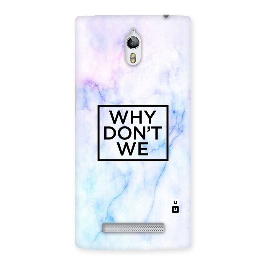Why Dont We Back Case for Oppo Find 7