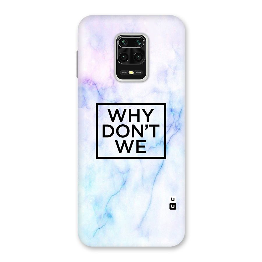 Why Dont We Back Case for Poco M2 Pro