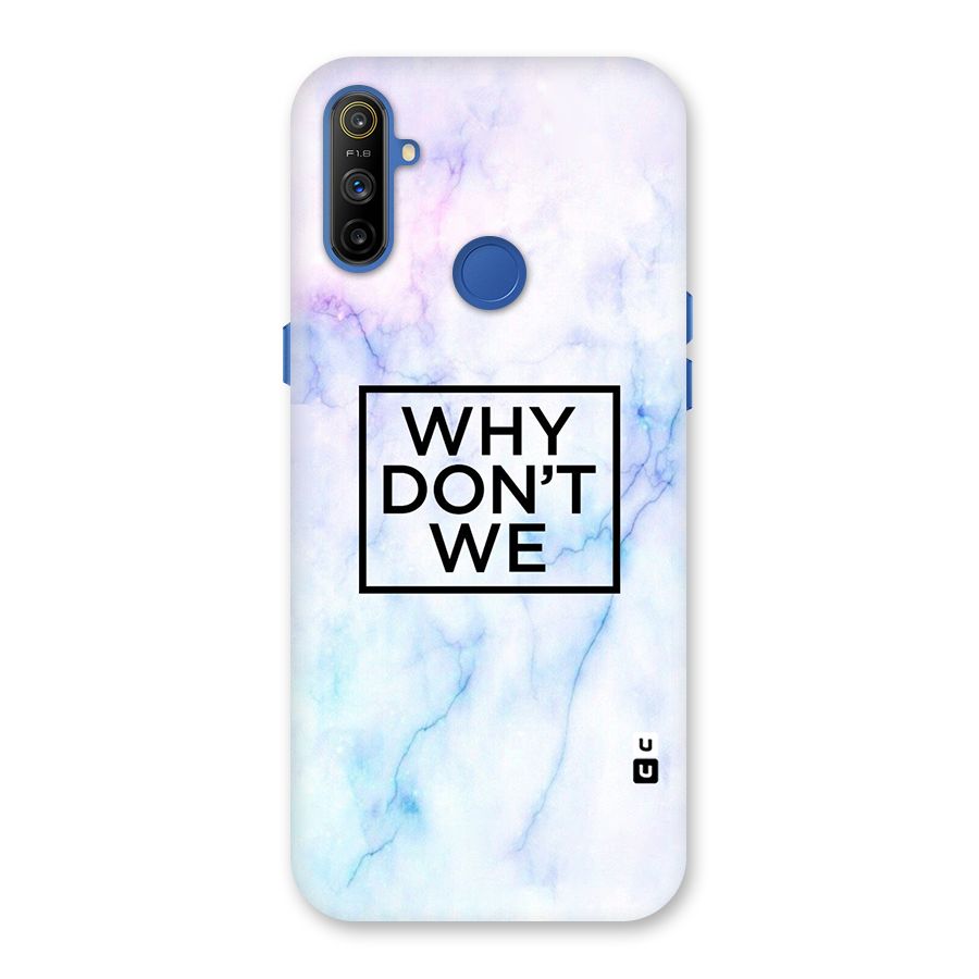 Why Dont We Back Case for Realme Narzo 10A
