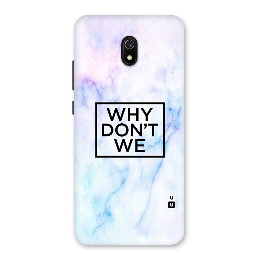 Why Dont We Back Case for Redmi 8A