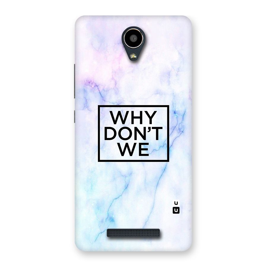 Why Dont We Back Case for Redmi Note 2