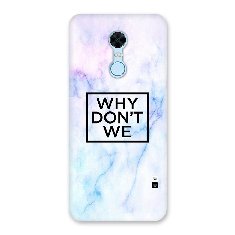 Why Dont We Back Case for Redmi Note 5