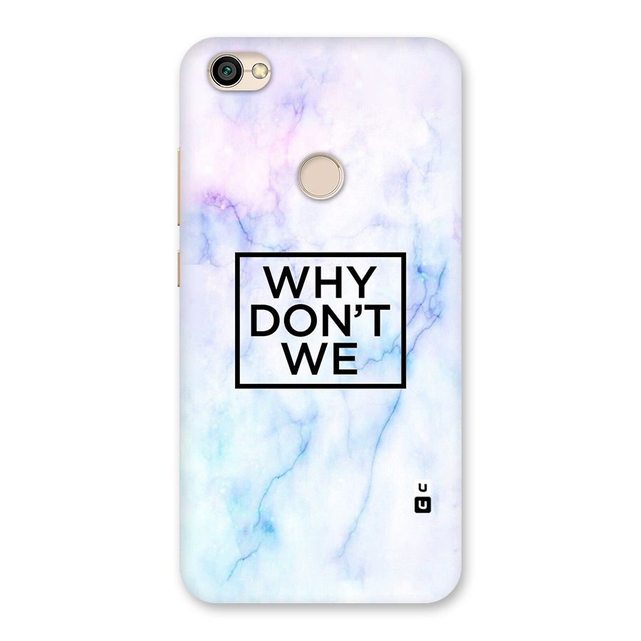 Why Dont We Back Case for Redmi Y1 2017