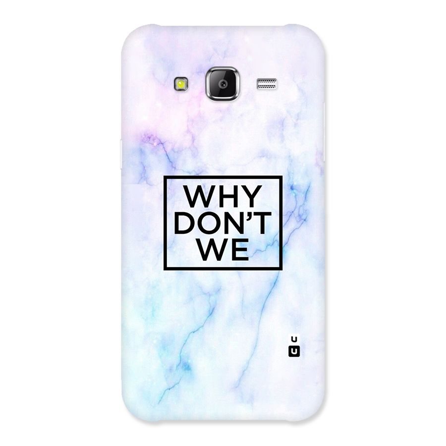 Why Dont We Back Case for Samsung Galaxy J2 Prime