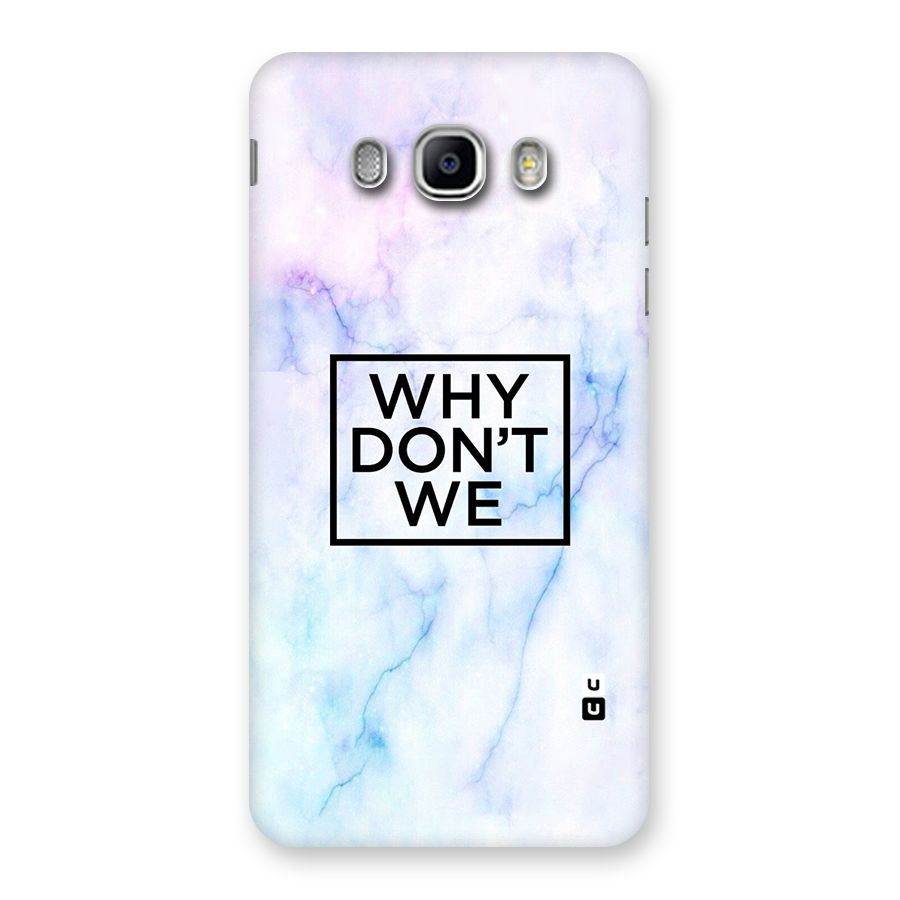 Why Dont We Back Case for Samsung Galaxy J5 2016