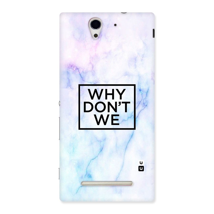 Why Dont We Back Case for Sony Xperia C3
