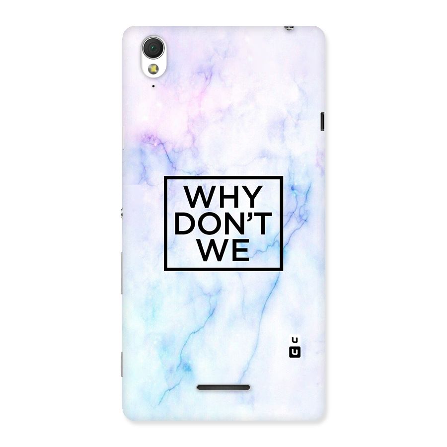 Why Dont We Back Case for Sony Xperia T3