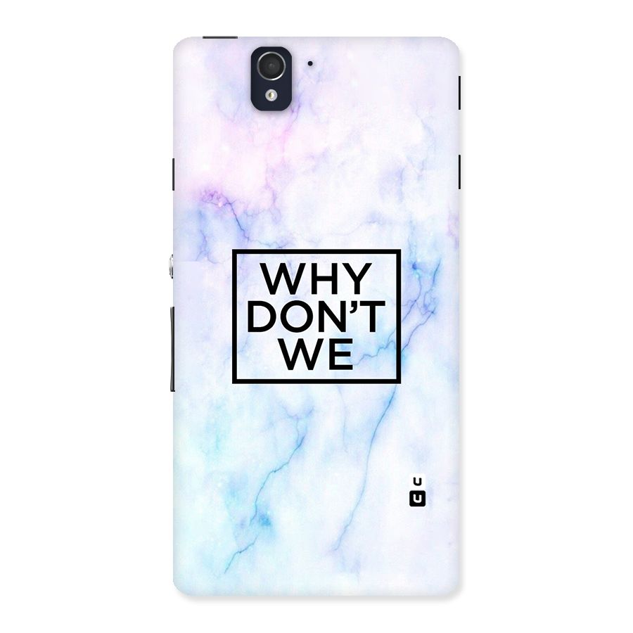 Why Dont We Back Case for Sony Xperia Z