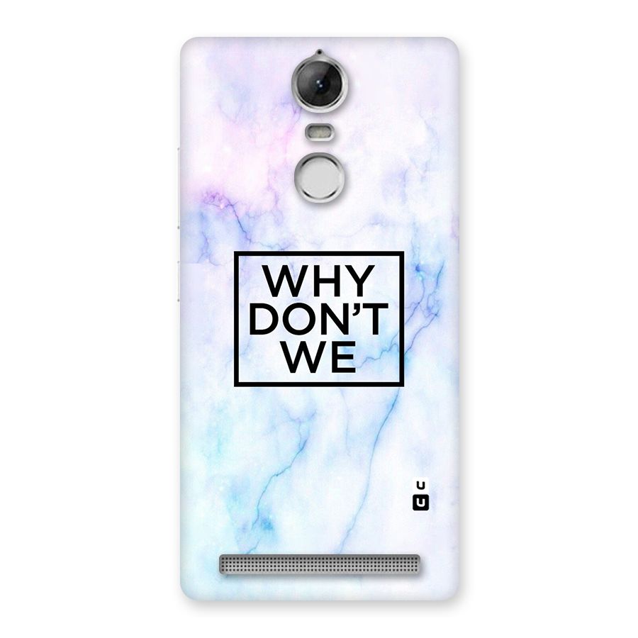Why Dont We Back Case for Vibe K5 Note