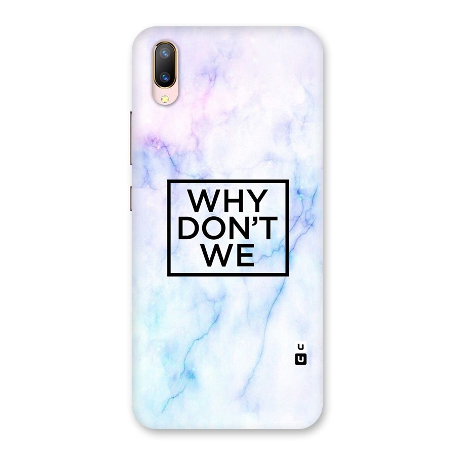Why Dont We Back Case for Vivo V11 Pro