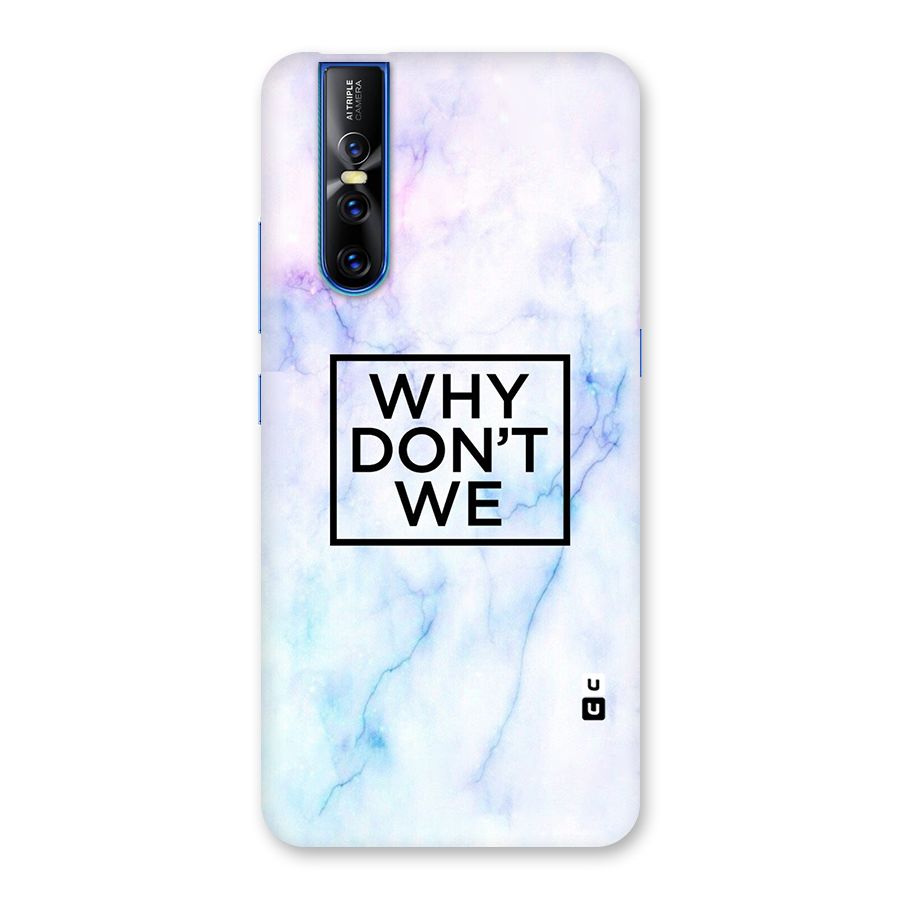 Why Dont We Back Case for Vivo V15 Pro