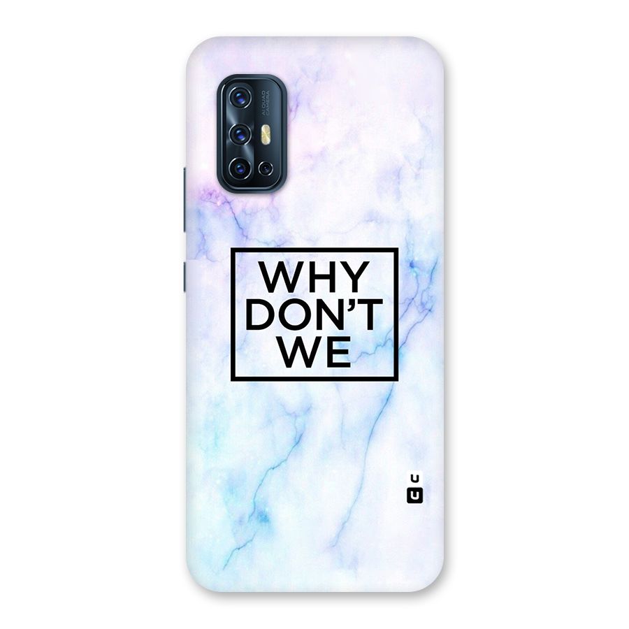 Why Dont We Back Case for Vivo V17