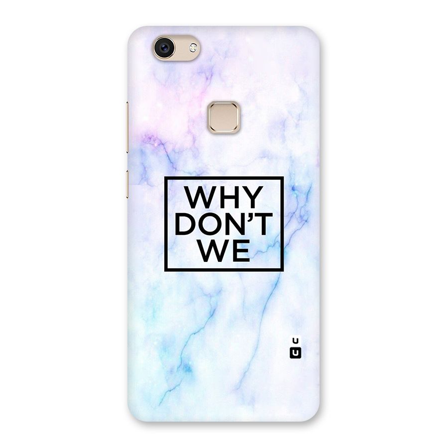 Why Dont We Back Case for Vivo V7