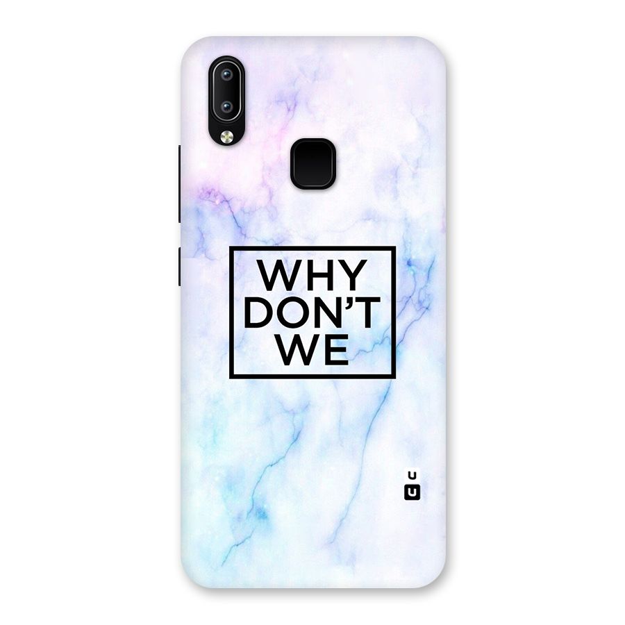 Why Dont We Back Case for Vivo Y93