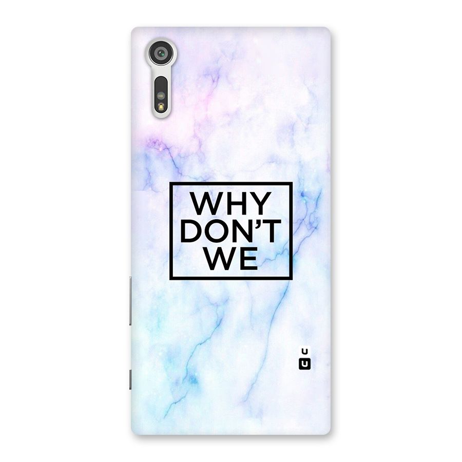 Why Dont We Back Case for Xperia XZ