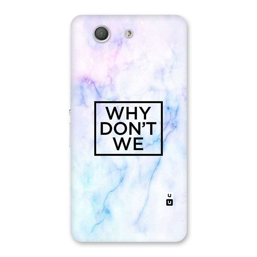 Why Dont We Back Case for Xperia Z3 Compact