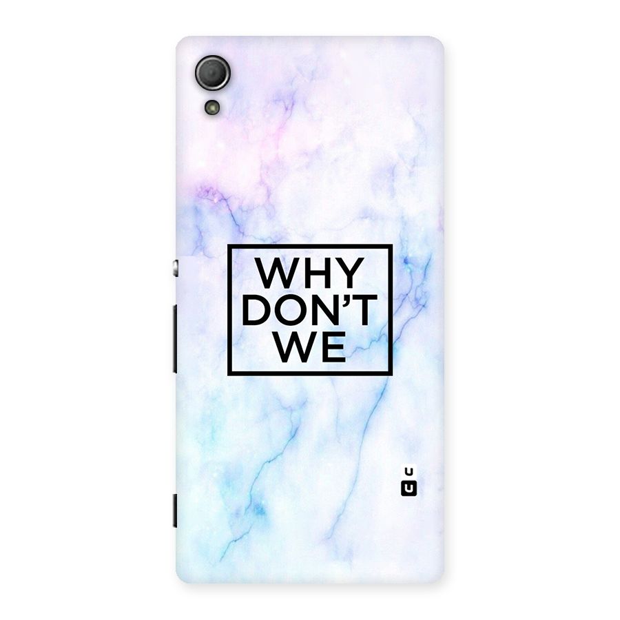 Why Dont We Back Case for Xperia Z3 Plus