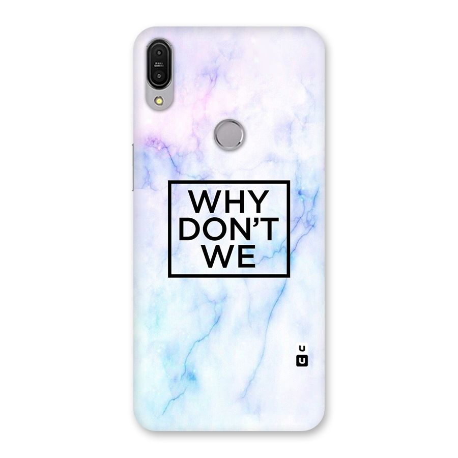 Why Dont We Back Case for Zenfone Max Pro M1