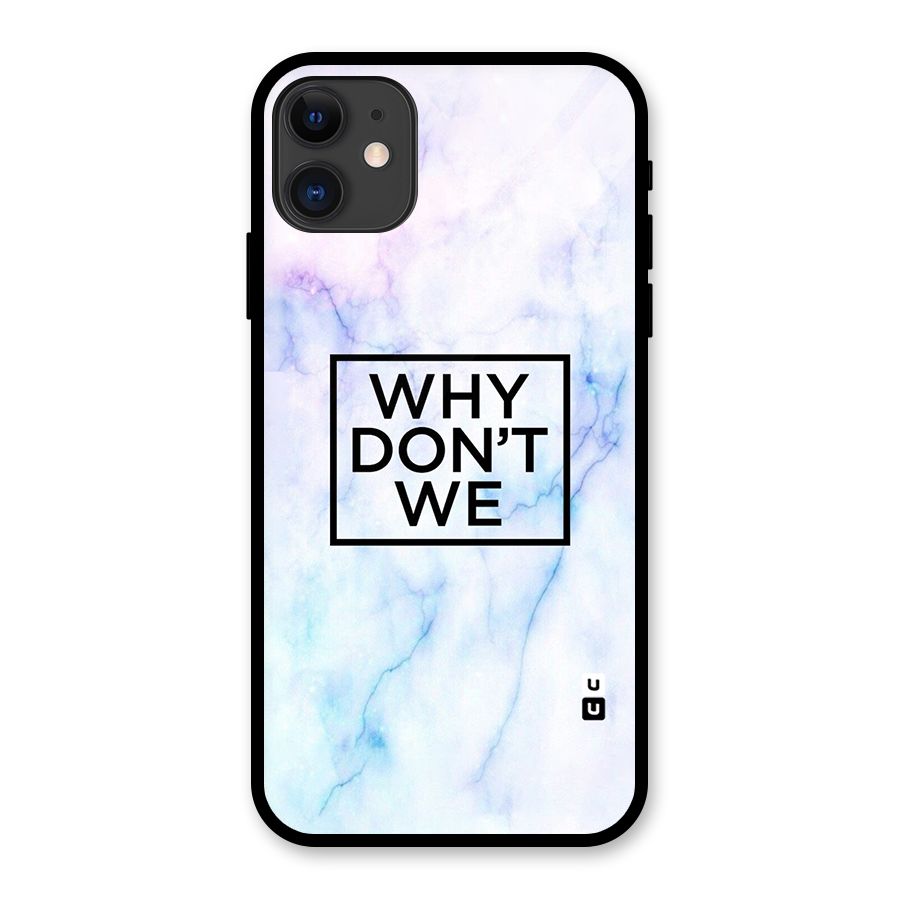 Why Dont We Glass Back Case for iPhone 11
