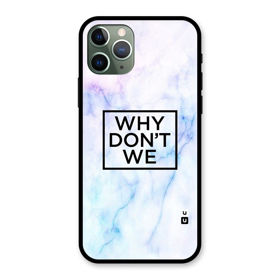 Why Dont We Glass Back Case for iPhone 11 Pro