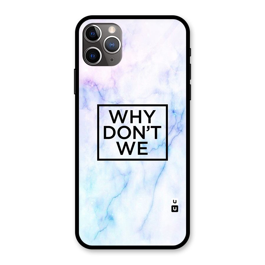 Why Dont We Glass Back Case for iPhone 11 Pro Max