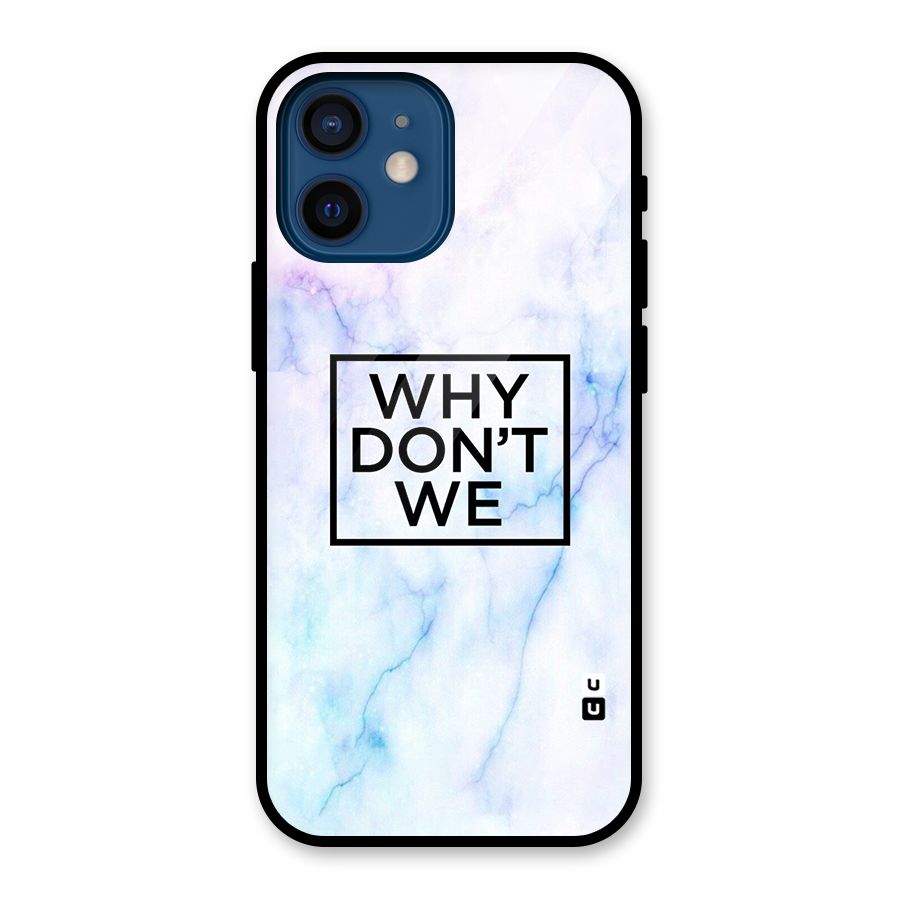 Why Dont We Glass Back Case for iPhone 12 Mini