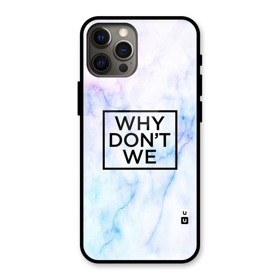 Why Dont We Glass Back Case for iPhone 12 Pro Max