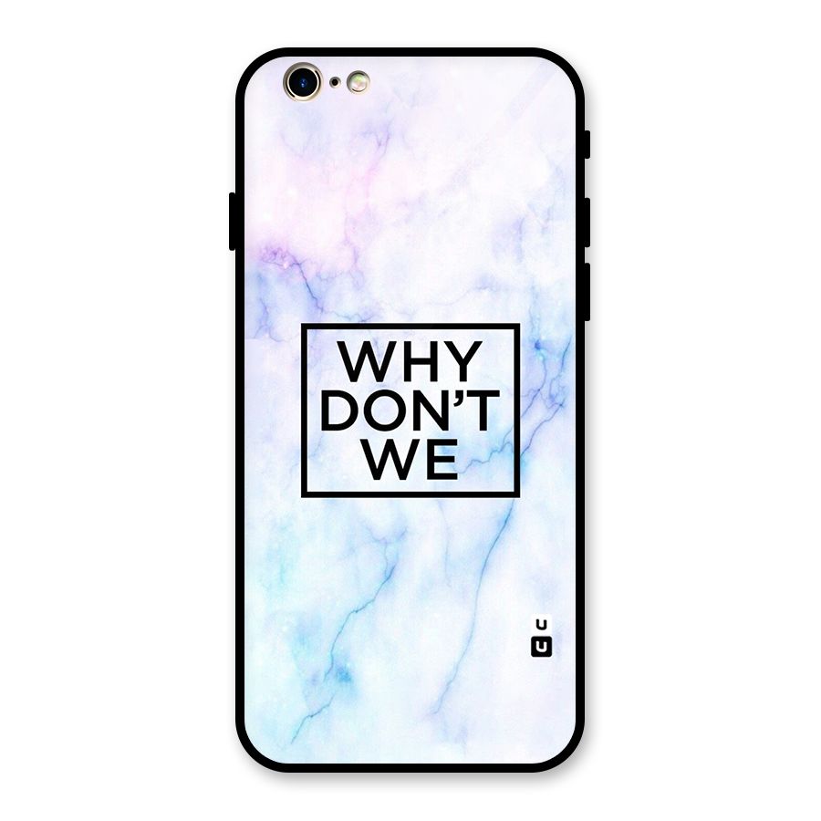 Why Dont We Glass Back Case for iPhone 6 6S