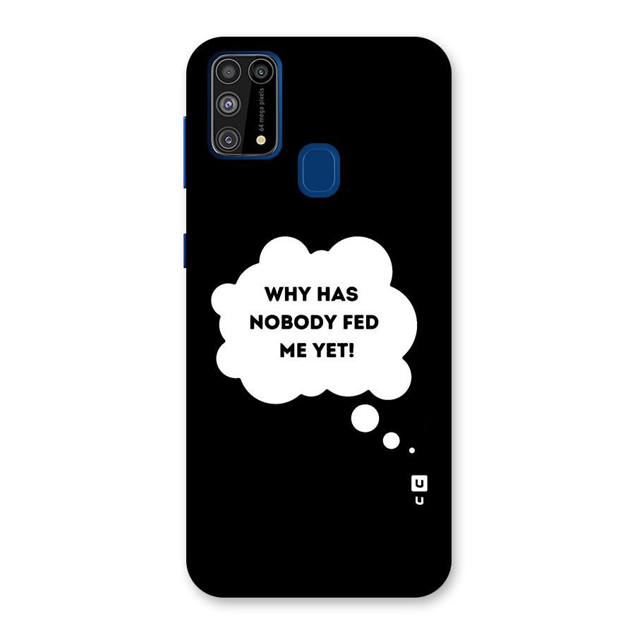 Why No Food Yet Glass Back Case for Galaxy F41