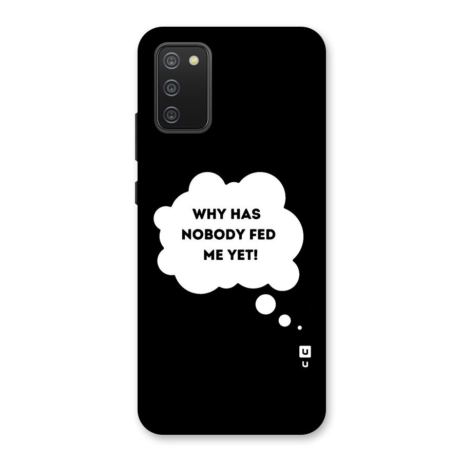 Why No Food Yet Back Case for Galaxy M02s