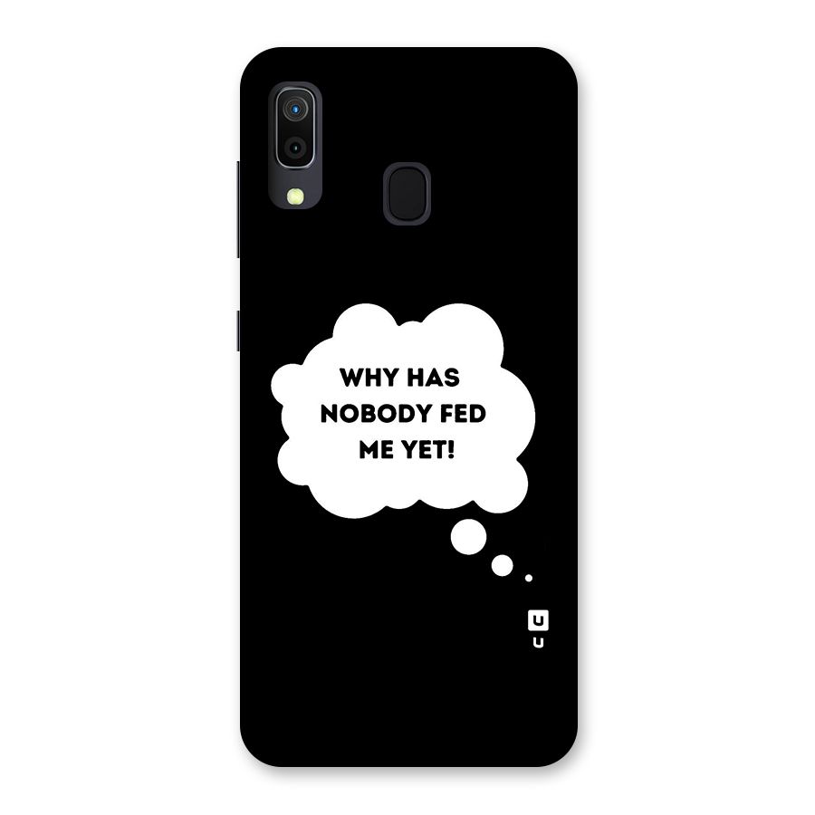 Why No Food Yet Back Case for Galaxy M10s