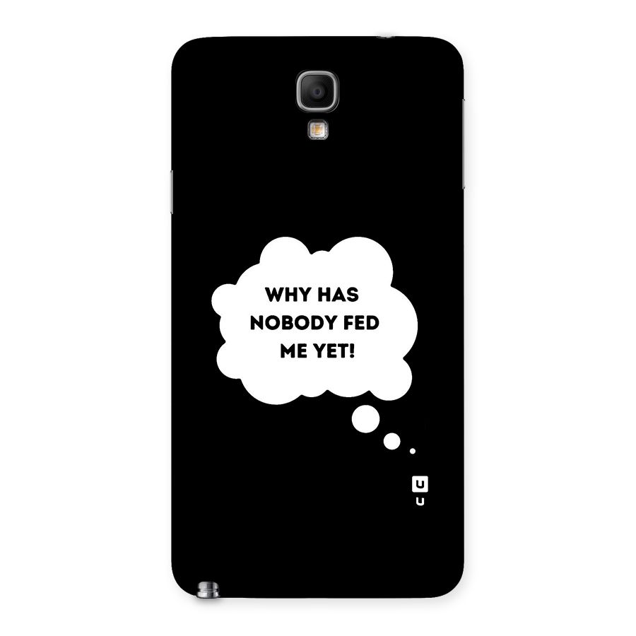 Why No Food Yet Back Case for Galaxy Note 3 Neo
