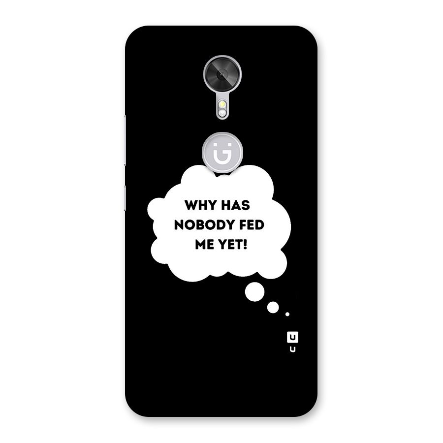 Why No Food Yet Back Case for Gionee A1