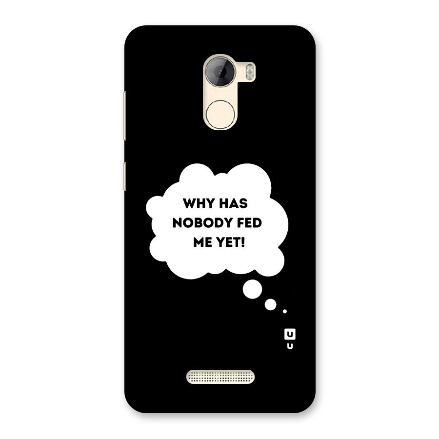 Why No Food Yet Back Case for Gionee A1 LIte