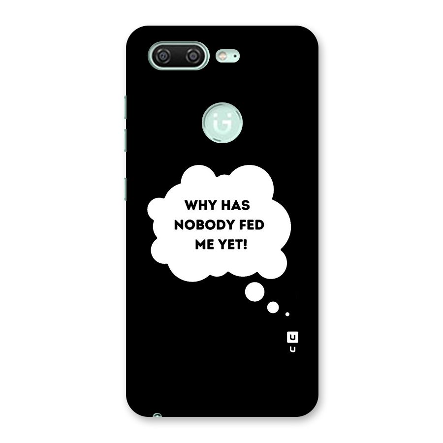 Why No Food Yet Back Case for Gionee S10