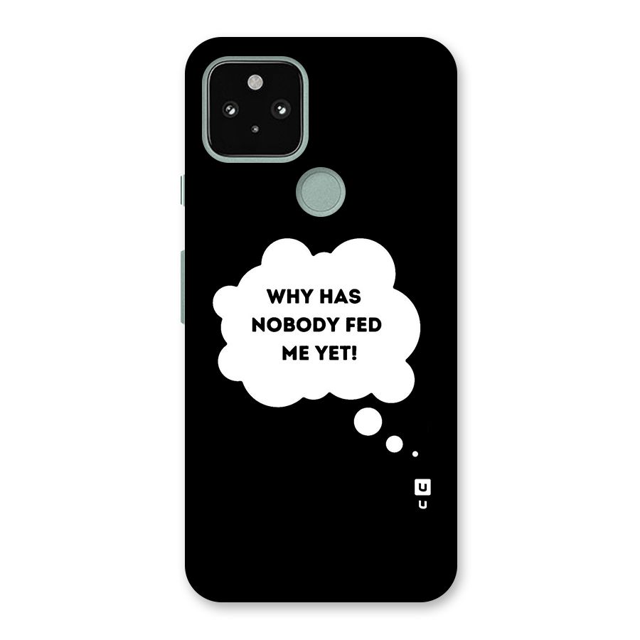 Why No Food Yet Back Case for Google Pixel 5