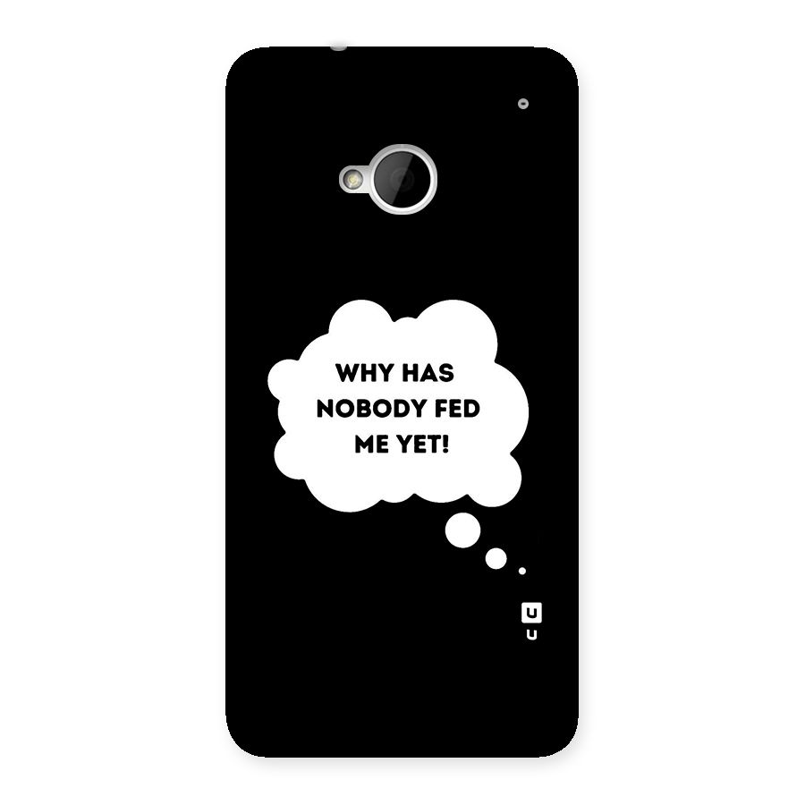 Why No Food Yet Back Case for HTC One M7