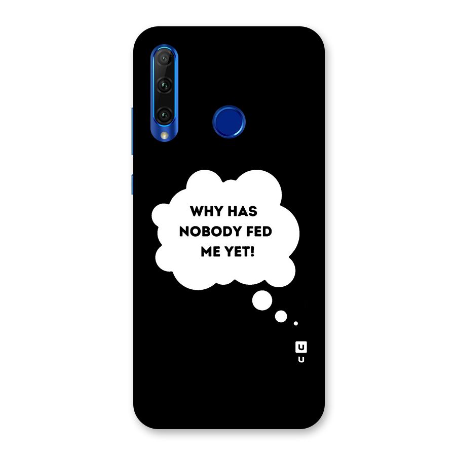 Why No Food Yet Back Case for Honor 20i