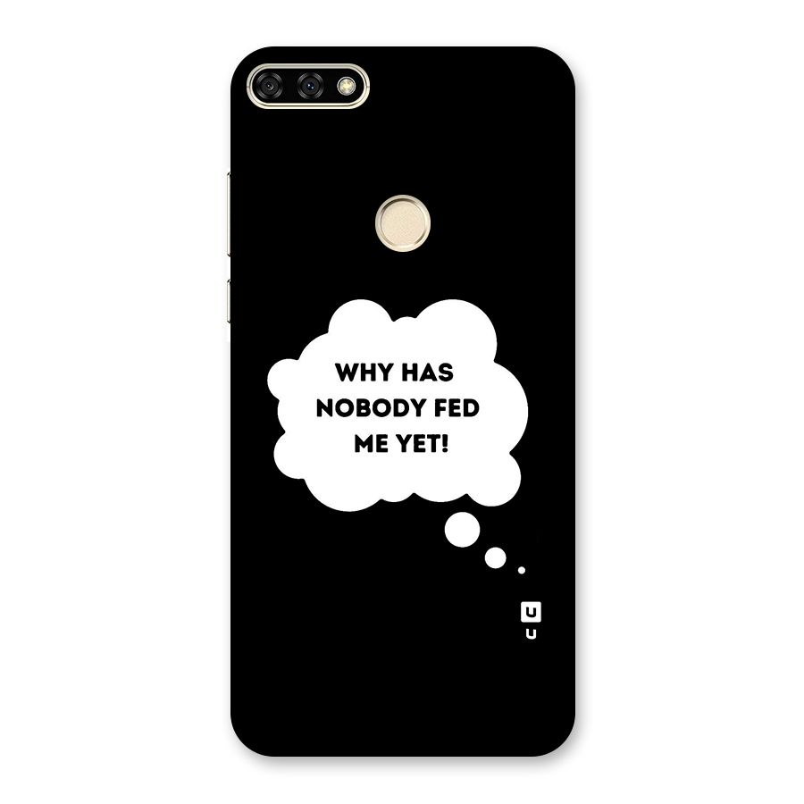 Why No Food Yet Back Case for Honor 7A