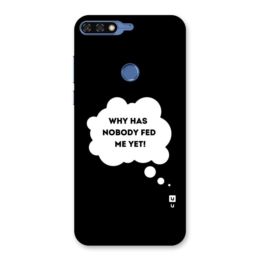 Why No Food Yet Back Case for Honor 7C