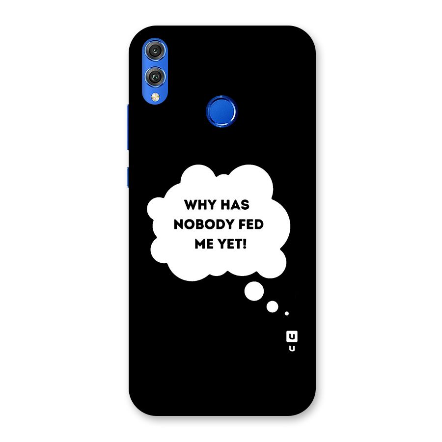 Why No Food Yet Back Case for Honor 8X