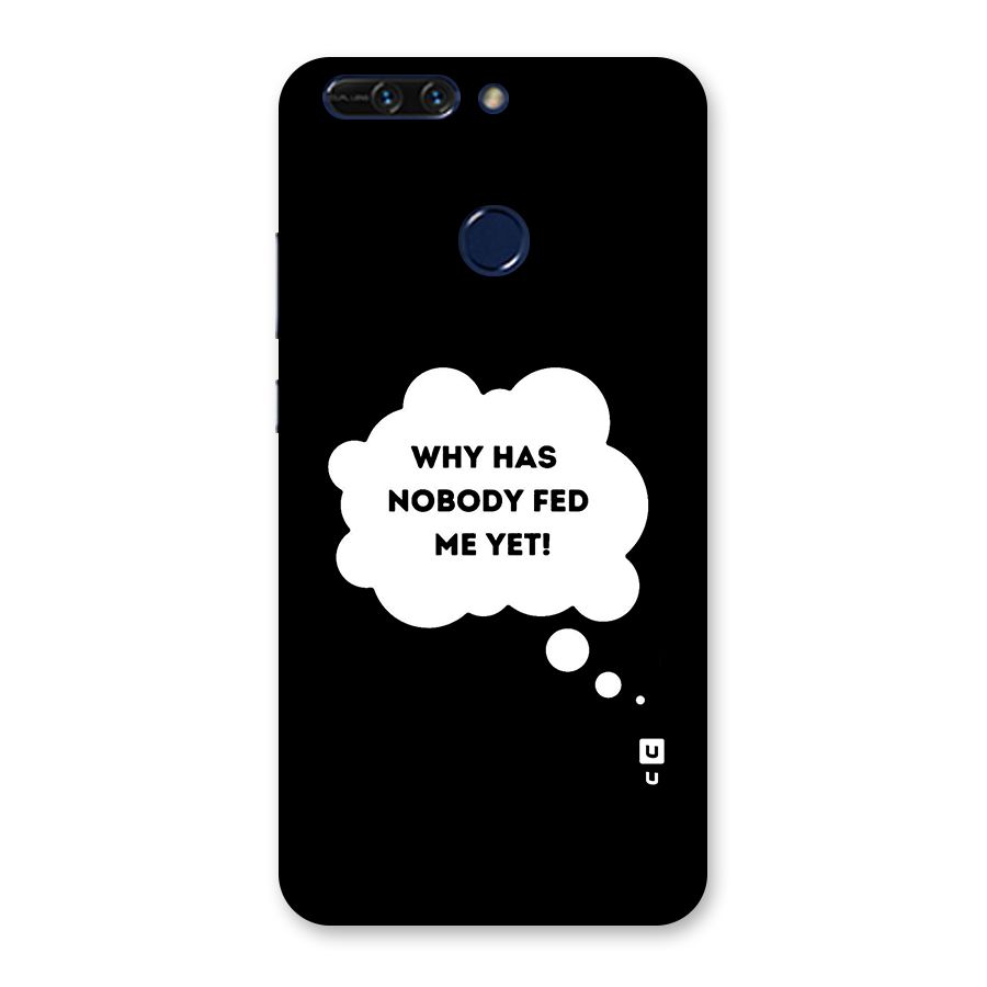 Why No Food Yet Back Case for Honor 8 Pro