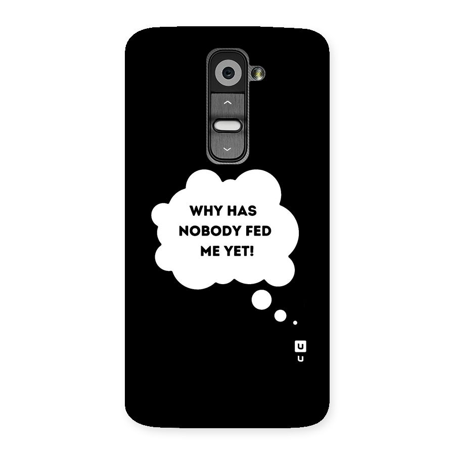 Why No Food Yet Back Case for LG G2