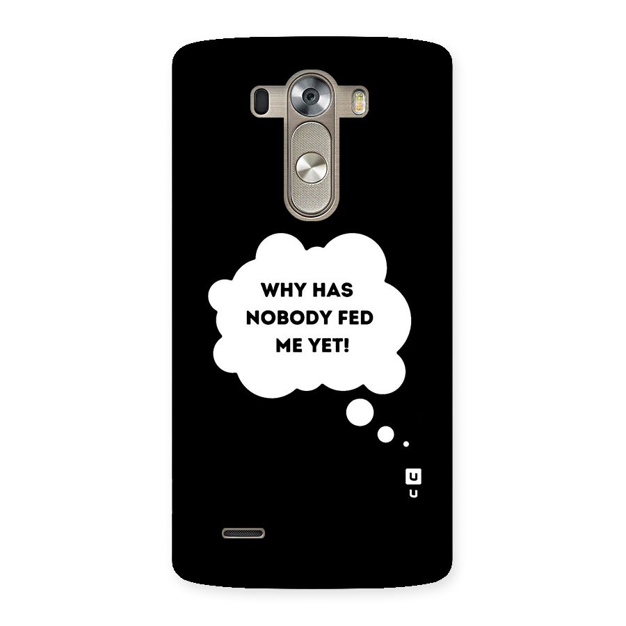Why No Food Yet Back Case for LG G3