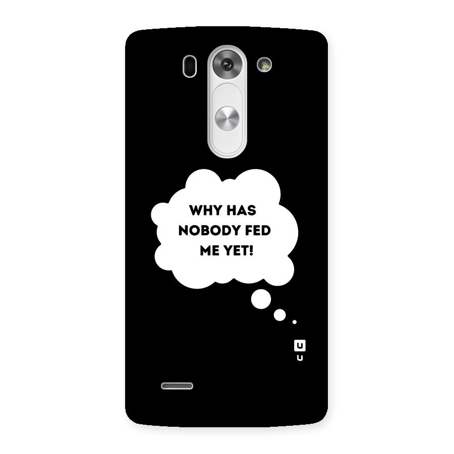 Why No Food Yet Back Case for LG G3 Mini